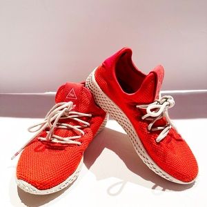 Adidas Pharrell Williams Hu Red Sneakers Youth Size 13